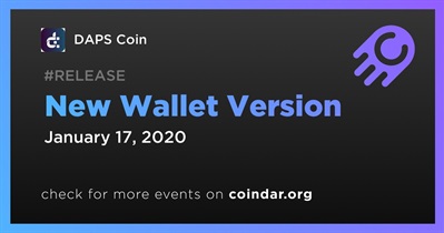New Wallet Version
