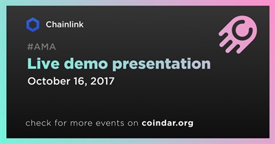 Live demo presentation