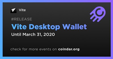Vite Desktop Wallet