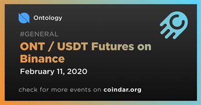 ONT / USDT Futures on Binance