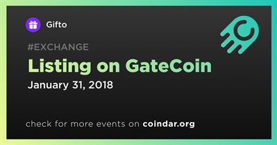 Listing on GateCoin