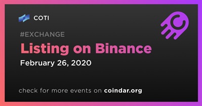 Listing on Binance