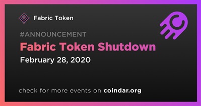 Fabric Token Shutdown