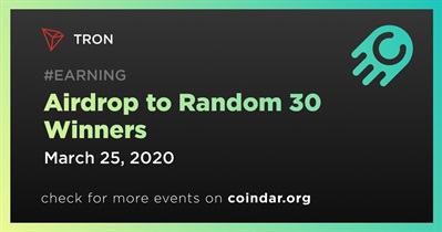 Airdrop to Random 30 Winners