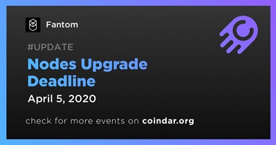 Nodes Upgrade Deadline