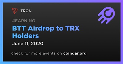 BTT Airdrop to TRX Holders