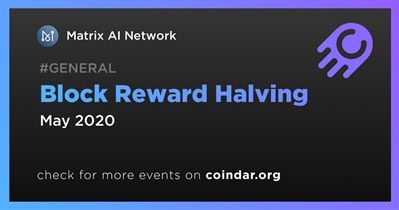 Block Reward Halving