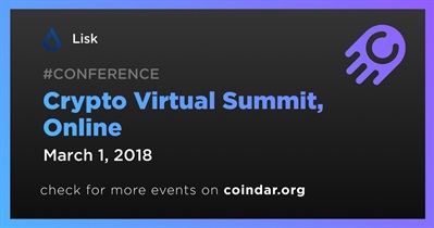 Crypto Virtual Summit, Online