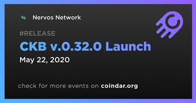 CKB v.0.32.0 Launch