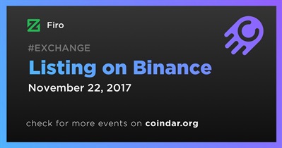 Listing on Binance