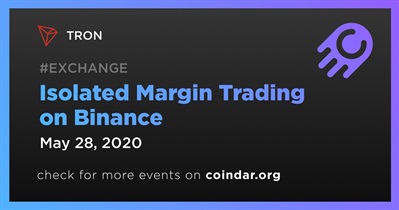 Isolated Margin Trading on Binance