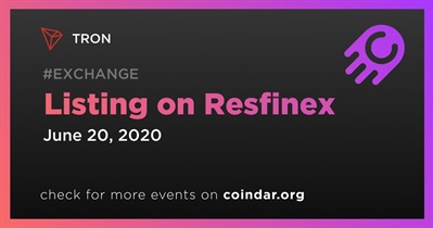 Listing on Resfinex