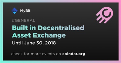 Built in Decentralised Asset Exchange