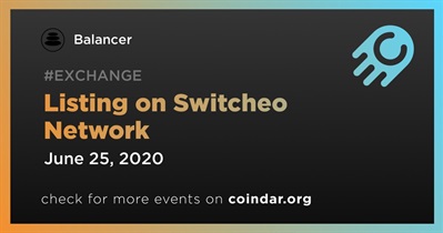 Listing on Switcheo Network