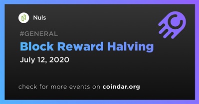 Block Reward Halving