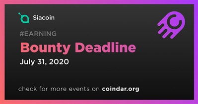 Bounty Deadline