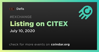 Listing on CITEX