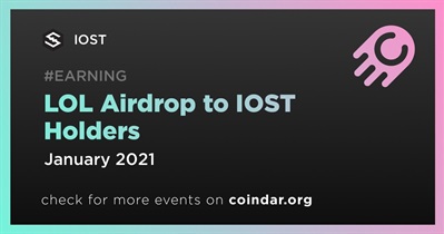 LOL Airdrop to IOST Holders