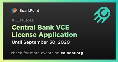 Central Bank VCE License Application