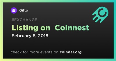 Listing on  Coinnest