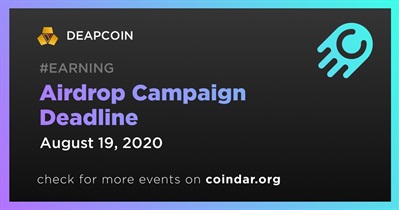 Airdrop Campaign Deadline
