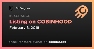 Listing on COBINHOOD