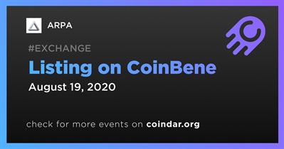 Listing on CoinBene