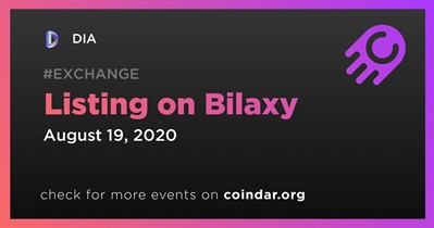 Listing on Bilaxy