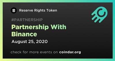 Partnership With Binance