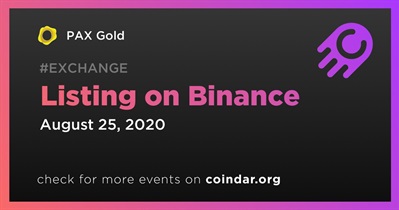 Listing on Binance