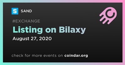Listing on Bilaxy