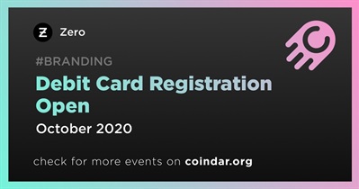 Debit Card Registration Open