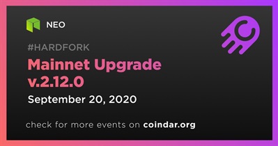 Mainnet Upgrade v.2.12.0