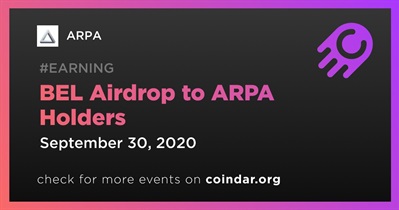 BEL Airdrop to ARPA Holders