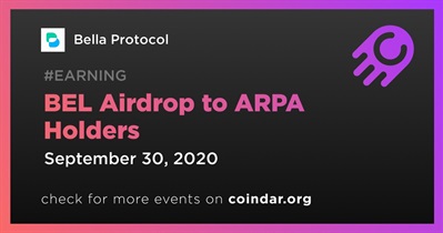 BEL Airdrop to ARPA Holders