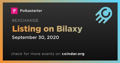 Listing on Bilaxy