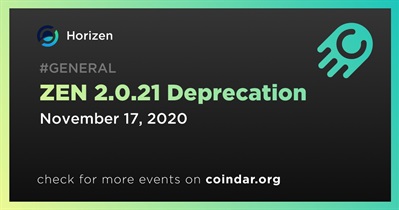 ZEN 2.0.21 Deprecation
