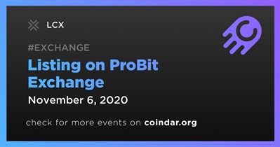Listing on ProBit Exchange