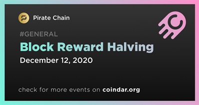 Block Reward Halving