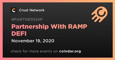 Partnership With RAMP DEFI