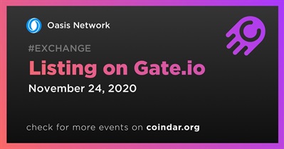 Listing on Gate.io