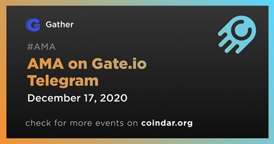 AMA on Gate.io Telegram