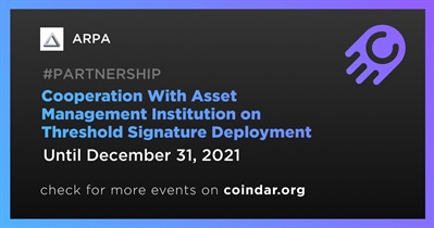 Cooperation With Asset Management Institution on Threshold Signature Deployment