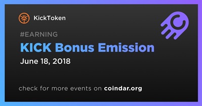 KICK Bonus Emission