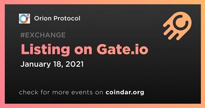 Listing on Gate.io