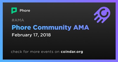 Phore Community AMA