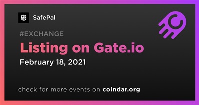 Listing on Gate.io