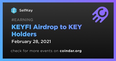 KEYFI Airdrop to KEY Holders