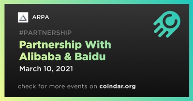 Partnership With Alibaba & Baidu