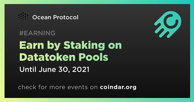 Earn by Staking on Datatoken Pools